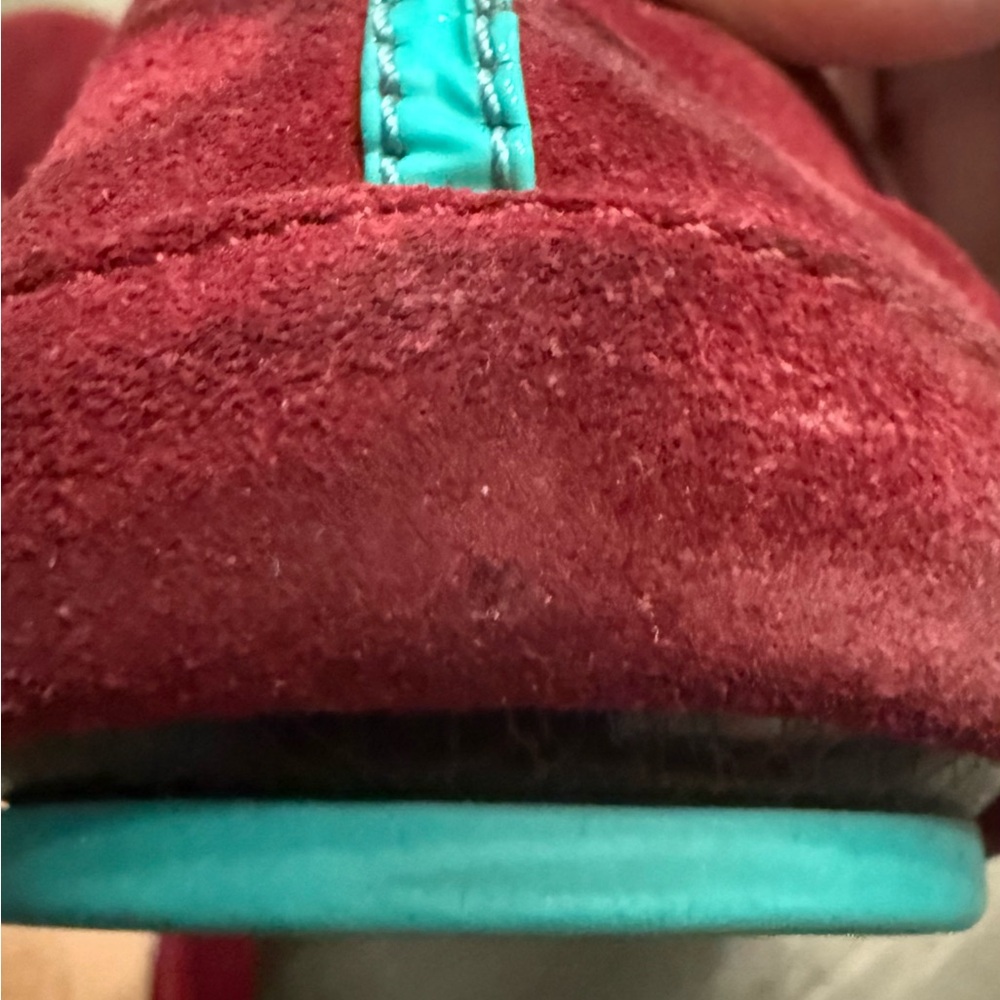 Tieks Burgundy Suede Ballet Flats - Picture 3 of 5